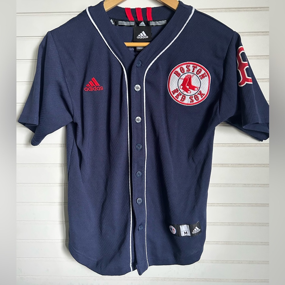 ADIDAS MLB Boston Red Sox youth size medium “Lester” jersey